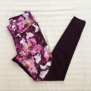 NWT Nike Floral Print Dri-Fit Leggings